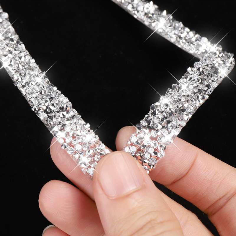 For Honda Civic 2016-2019 Car Instrument Air Outlets Diamond Decorative Sticker, Right-hand Drive