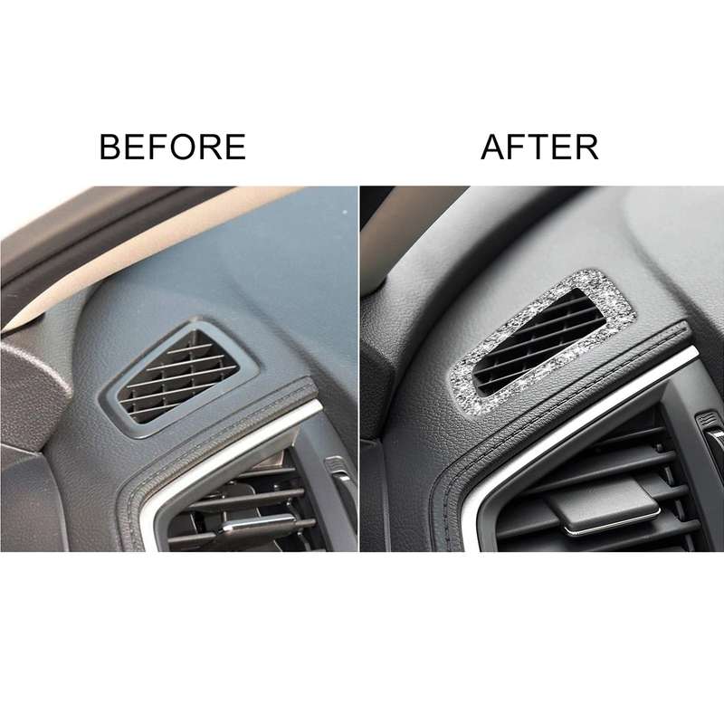 For Honda Civic 2016-2019 Car Instrument Air Outlets Diamond Decorative Sticker, Right-hand Drive