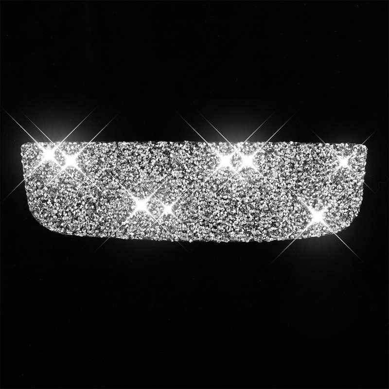 For Ford Mustang 2015-2020 Car Water Cup Holder Upper Diamond Decoration Sticker, Left and Right Dri