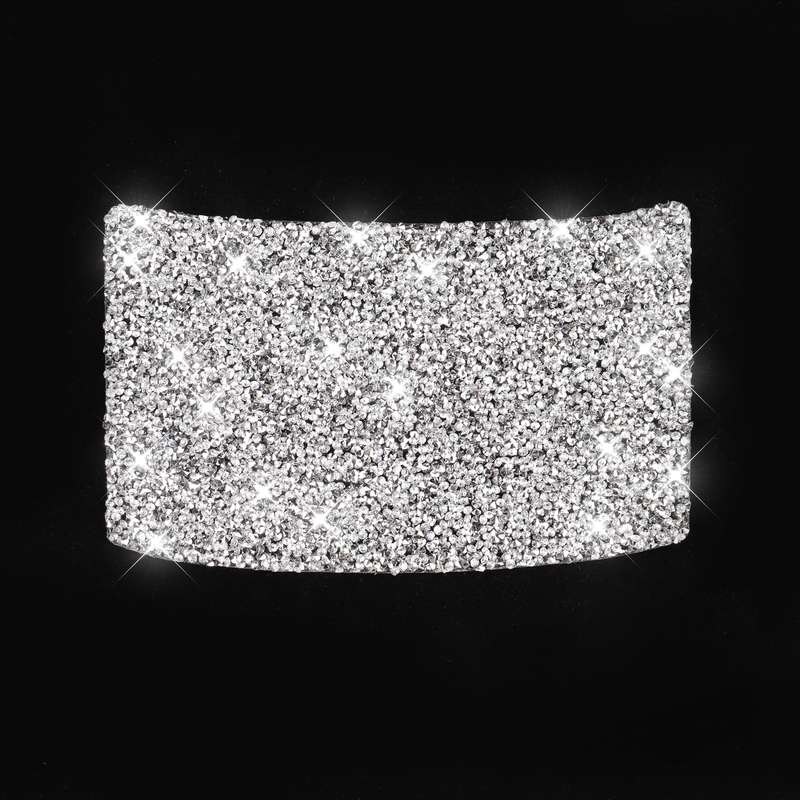 For Honda Civic 2016-2019 Car Rear Glove Box Cover Diamond Decorative Sticker, Left and Right Drive