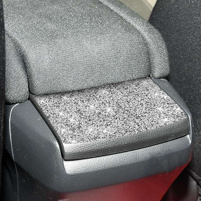 For Honda Civic 2016-2019 Car Rear Glove Box Cover Diamond Decorative Sticker, Left and Right Drive