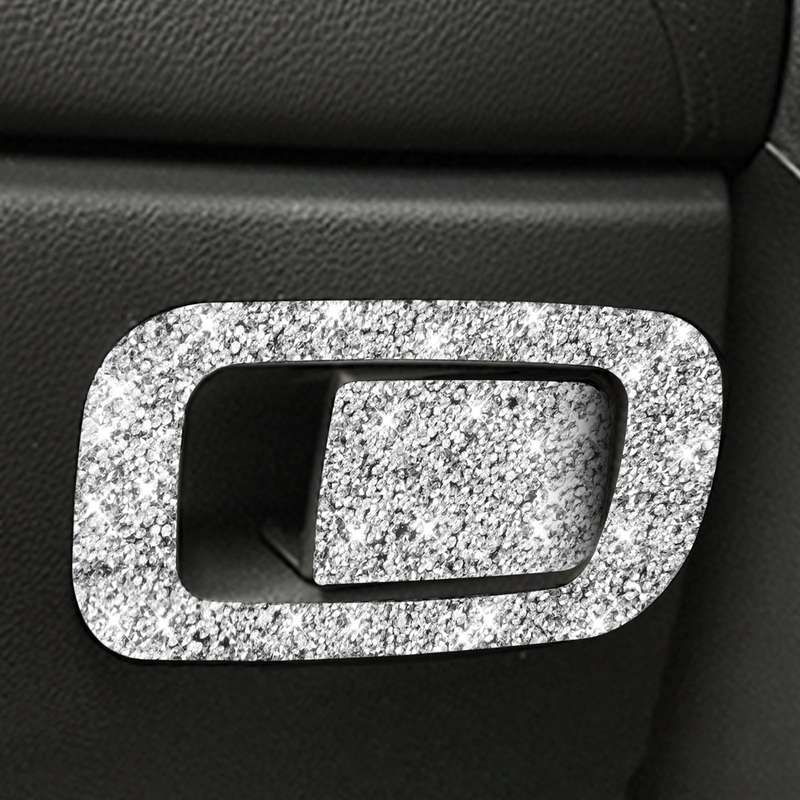 For Honda Civic 2016-2019 Car Storage Switch Diamond Decorative Sticker, Right-hand Drive