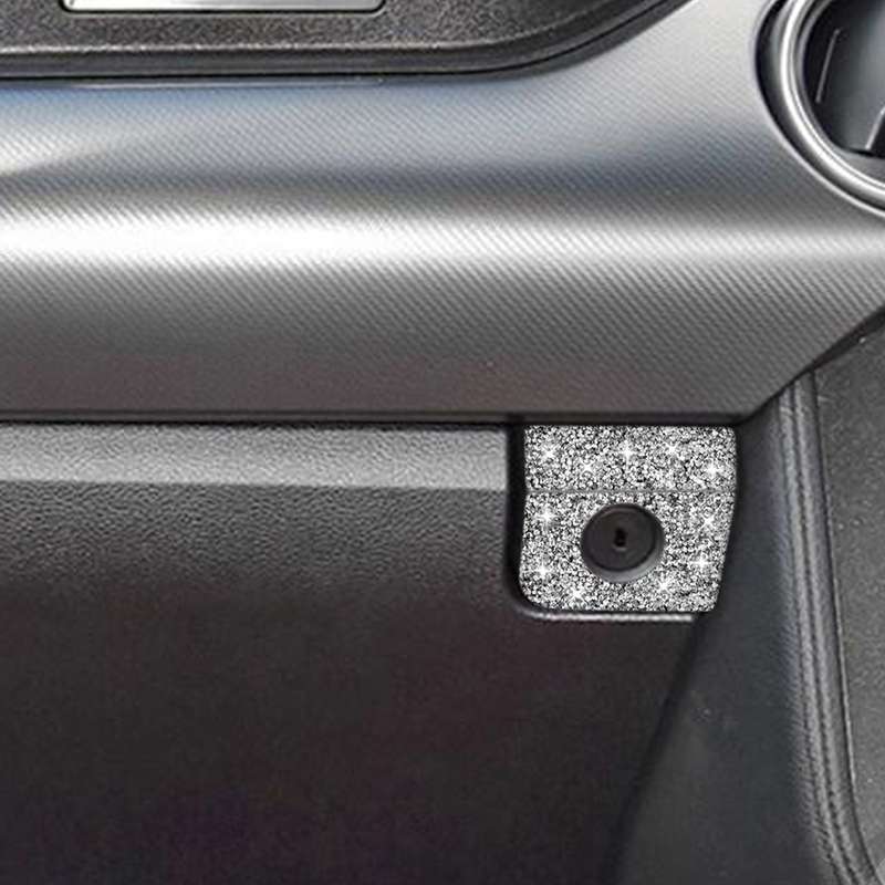 For Ford Mustang 2015-2020 Car Toolbox Diamond Decoration Sticker, Right Drive