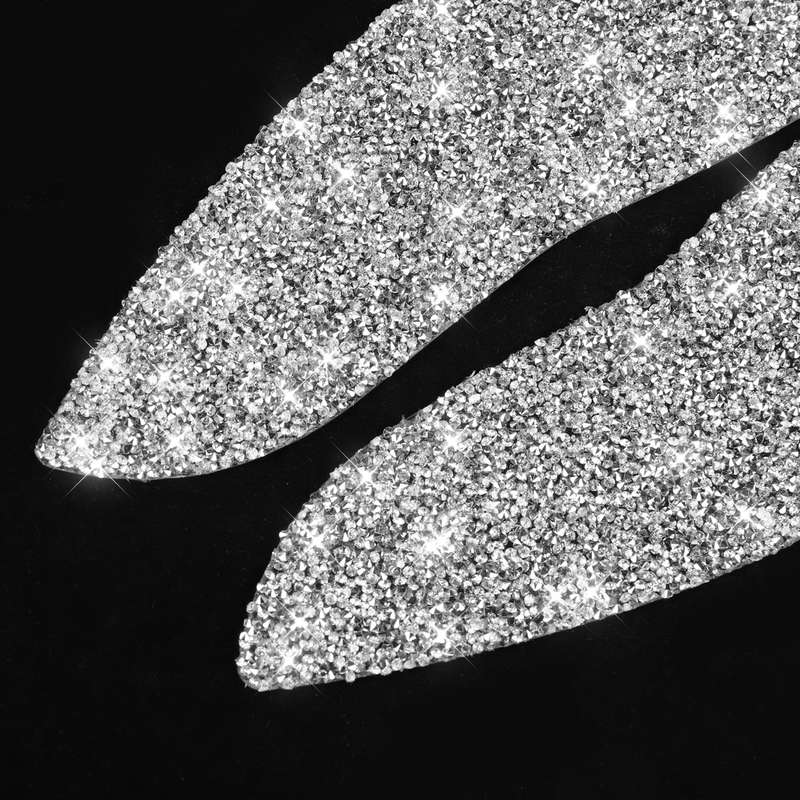 For Honda Civic 1999-2000 Car Light Eyebrow Diamond Decorative Sticker, Left and Right Drive