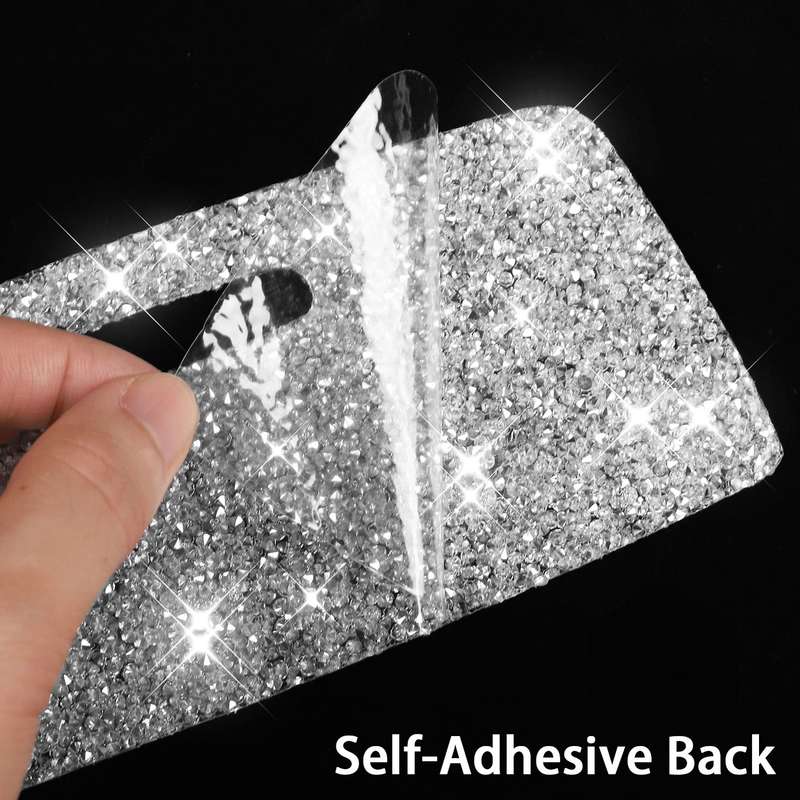 For BMW F10 5 Series 2011-2018 Car Window Lift Switch Diamond Decorative Sticker, Right-hand Drive