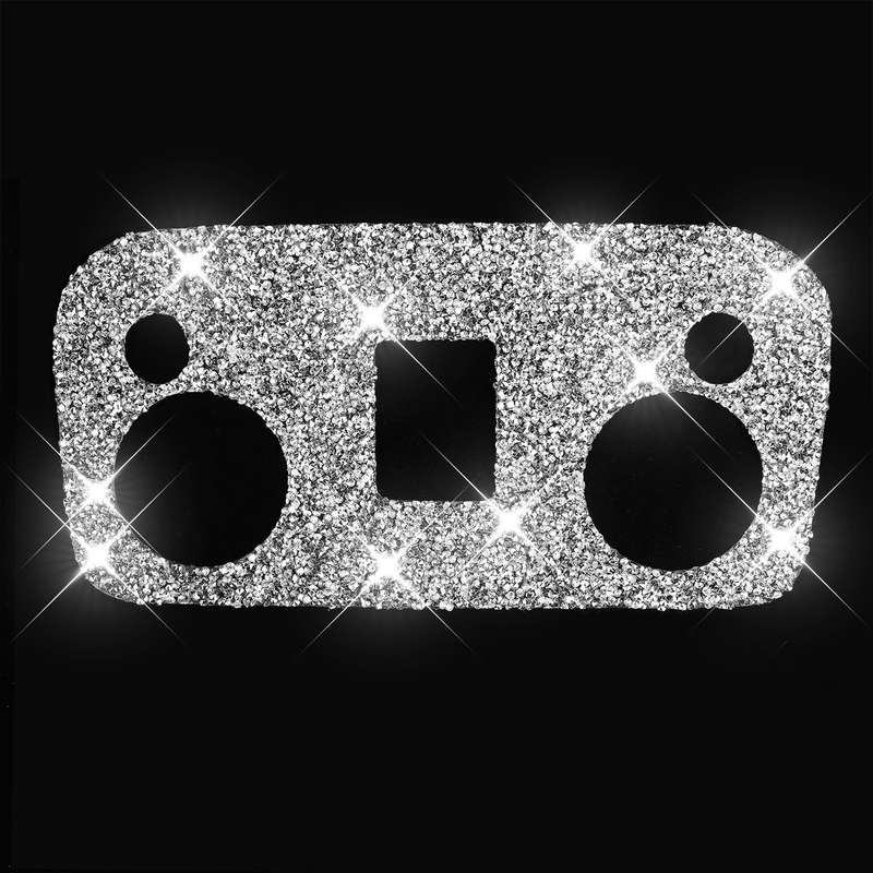 For Ford Mustang 2015-2020 Car Reading Light Diamond Decoration Sticker, Left and Right Drive