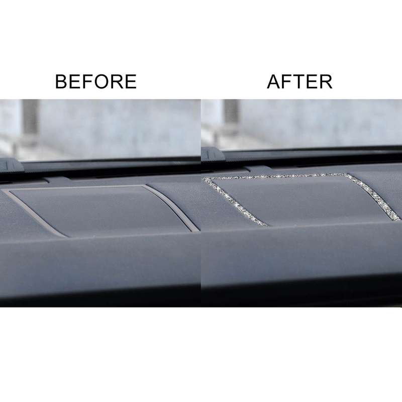 For BMW F07 2010-2016 Car Big Speaker Frame Diamond Decorative Sticker, Left and Right Drive
