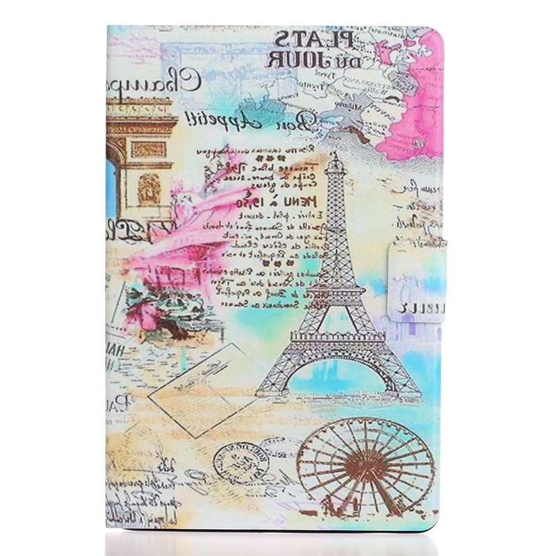 For Samsung Galaxy Tab A9+ Voltage Coloured Drawing Smart PU Tablet Case with Sleep / Wake-up Functi