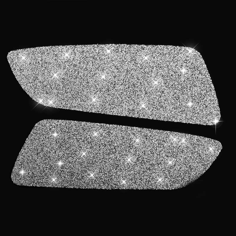 For Ford Mustang 2015-2020 Car Rear Door Panel Diamond Decoration Sticker, Left and Right Drive