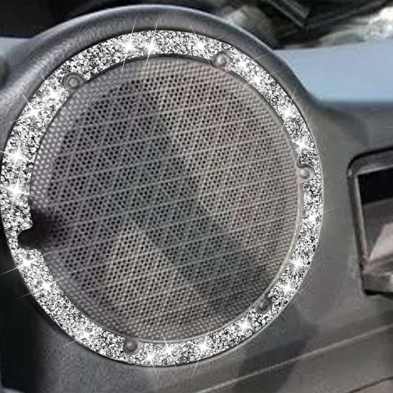 For Nissan 350Z 2003-2009 Car DVD Player Diamond Decorative Sticker,Left and Right Drive Universal