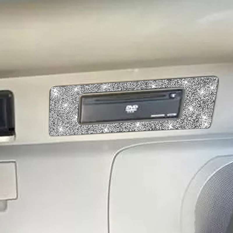 For Nissan 350Z 2003-2009 Car DVD Player Diamond Decorative Sticker,Left and Right Drive Universal