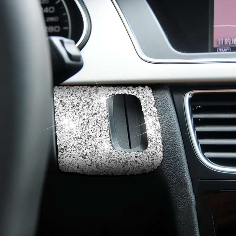 For Audi A4L Car Keyhole Diamond Decoration Sticker, Left Drive