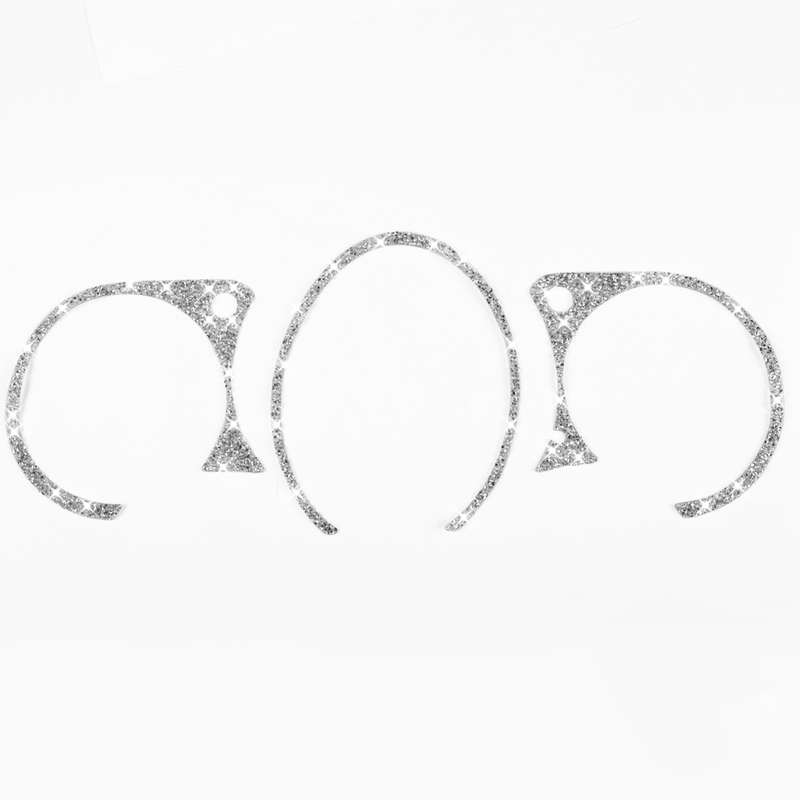 For Nissan 370Z Z34 2009- Car Speed Dashboard Diamond Decoration Sticker, Left and Right Drive