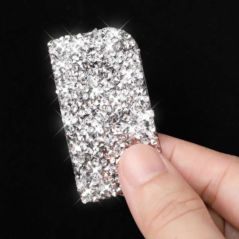For Nissan 350Z 2003-2009 Car Rear Storage Box Lock Diamond Decorative Sticker, Right Drive