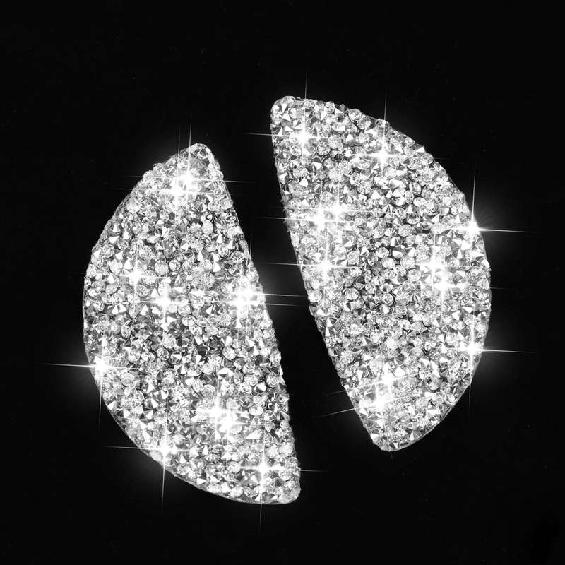 For BMW Mini Cooper R55 Car Door Inner Handle Diamond Decoration Sticker, Left and Right Drive