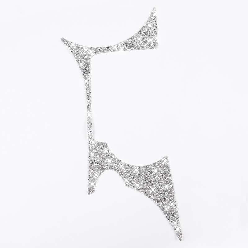 For Nissan 370Z Z34 2009- Car Water Cup Holder Panel Diamond Decoration Sticker, Left and Right Driv