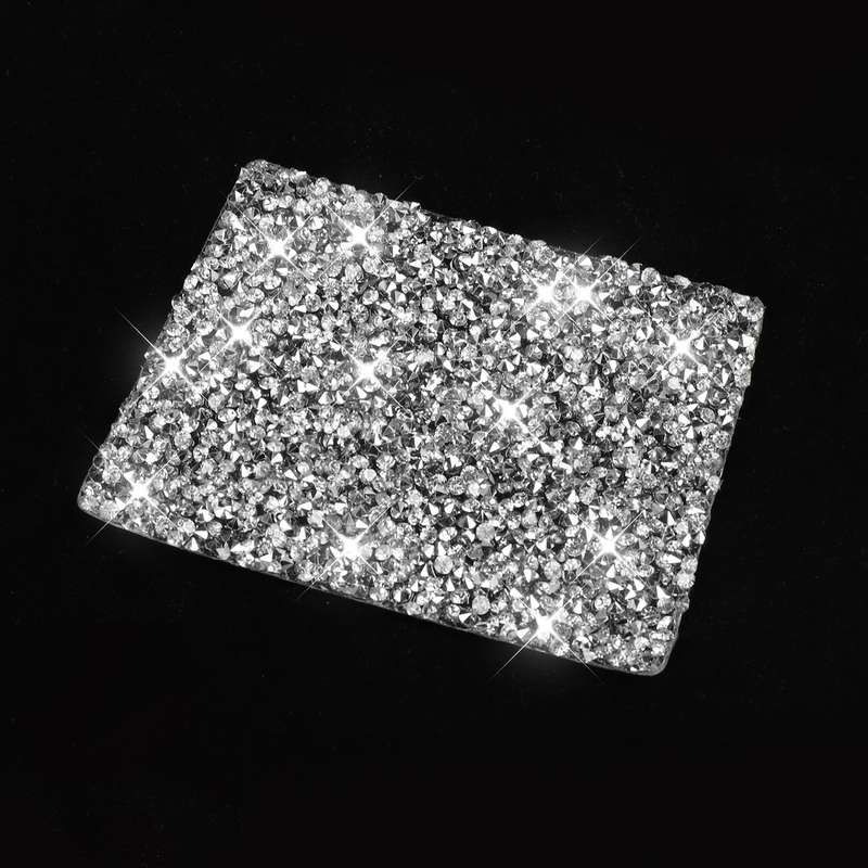 For Nissan 350Z 2003-2009 Car Passenger Storage Box Latch Diamond Decorative Sticker, Right Drive