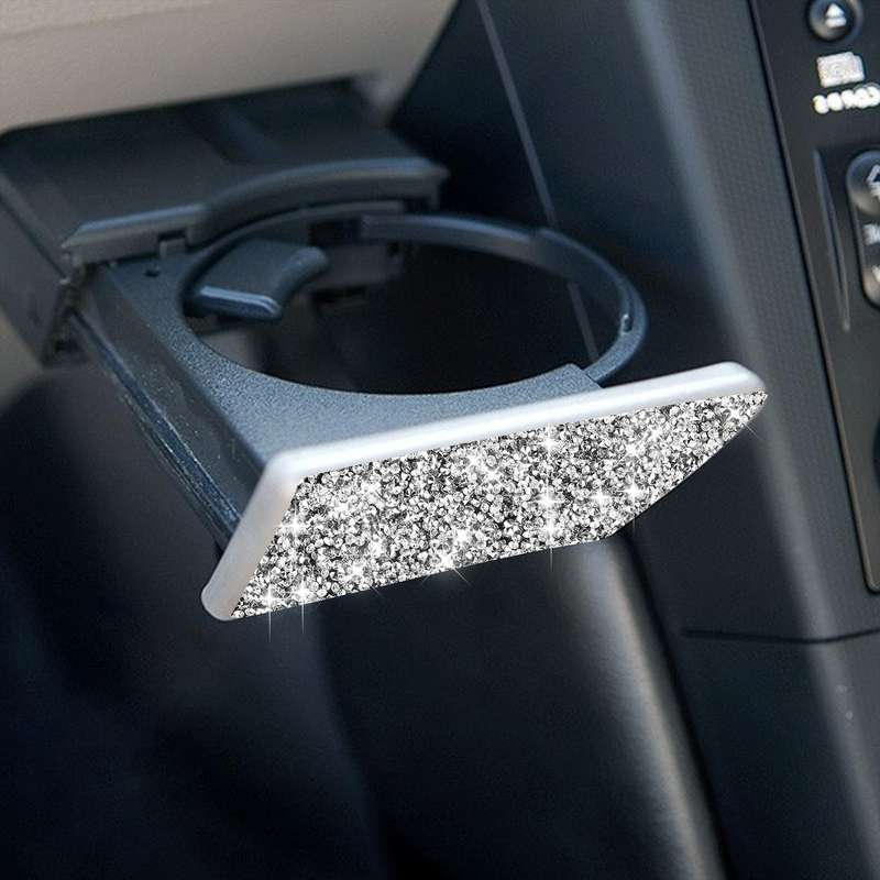 For Nissan 350Z 2003-2009 Car Passenger Storage Box Latch Diamond Decorative Sticker, Right Drive