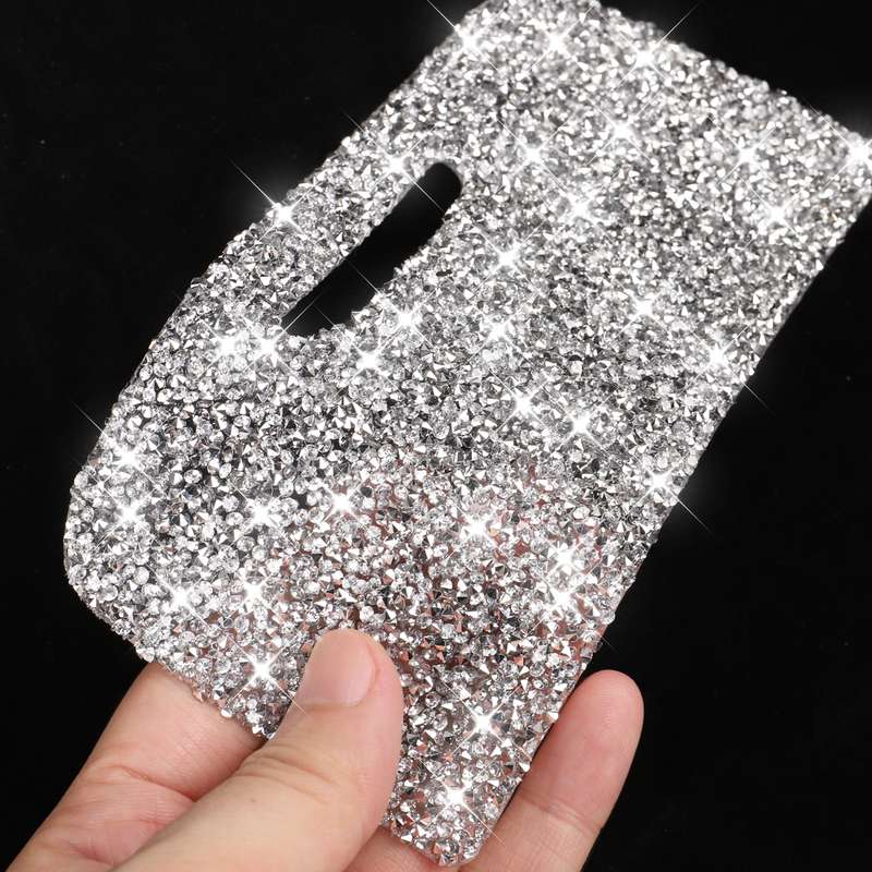 For Mercedes-Benz GLA 2015-2018 Car Central Control Storage Box Panel Diamond Decoration Sticker, Le