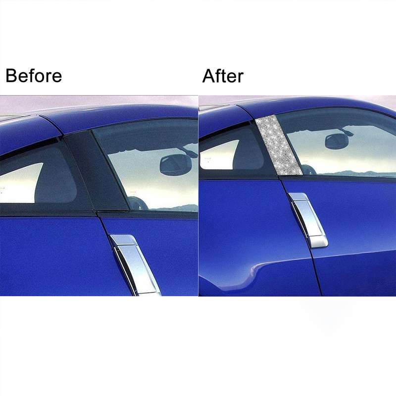 For Nissan 350Z 2003-2009 2pcs Car B Pillar Diamond Sticker,Left and Right Drive Universal
