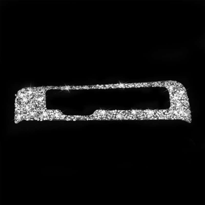 For Audi A4 / A5 / Q5 Car Gear Panel Diamond Decoration Sticker, Left Drive