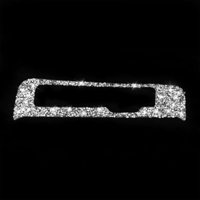 For Audi A4 / A5 / Q5 Car Gear Panel Diamond Decoration Sticker, Right Drive