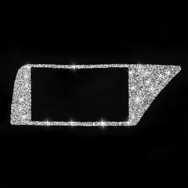 For Audi A4 / A5 / Q5 Car Navigation Inner Frame Diamond Decoration Sticker, Right Drive