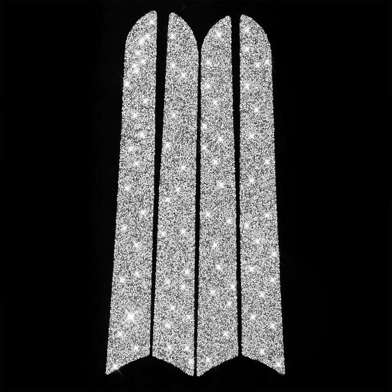 For Audi A4 / A5 / Q5 Car Interior Door Panel Trim Diamond Decoration Sticker, Left and Right Drive