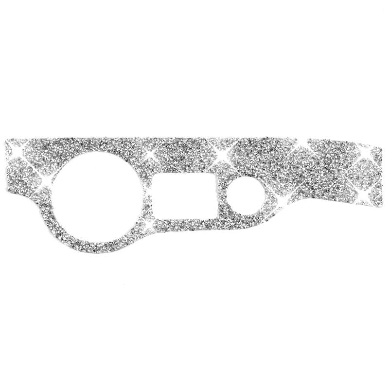 For Dodge Charger 2011-2014 Car Headlight Switch Diamond Decorative Sticker, Left-hand Drive