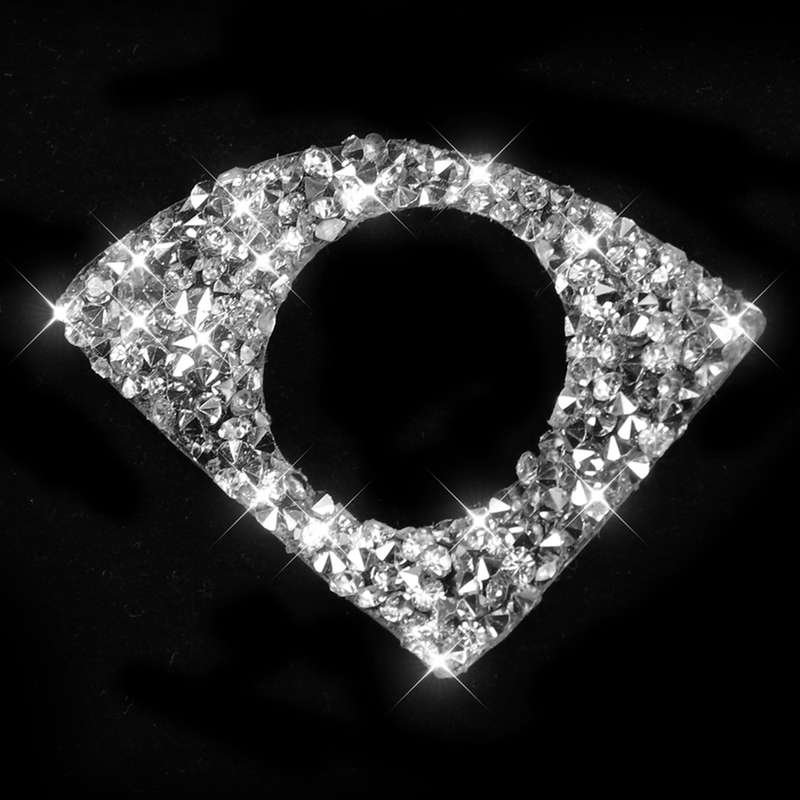 For Dodge Charger 2011-2014 2pcs/Set Car Front Passenger Seat Storage Box Handle Diamond Decorative