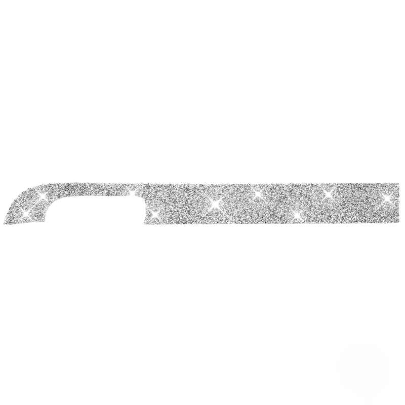 For Dodge Charger 2011-2014 Car Front Passenger Seat Storage Box Diamond Decorative Sticker, Left-ha