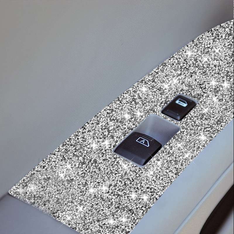 For Nissan 350Z 2006-2009 Car Glass Lifting Diamond Sticker, Right Drive