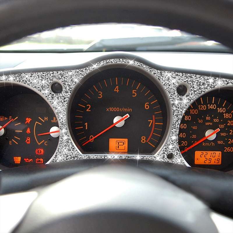 For Nissan 350Z 2006-2009 Car Speedometer Diamond Sticker,Left and Right Drive Universal