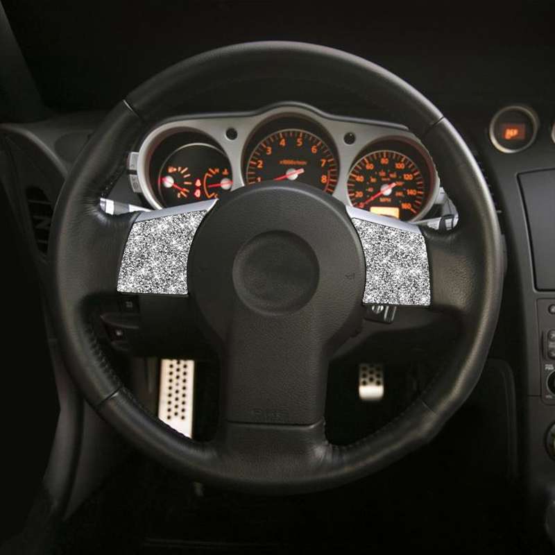 For Nissan 350Z 2006-2009 Car Steering Wheel Diamond Sticker,Left and Right Drive Universal