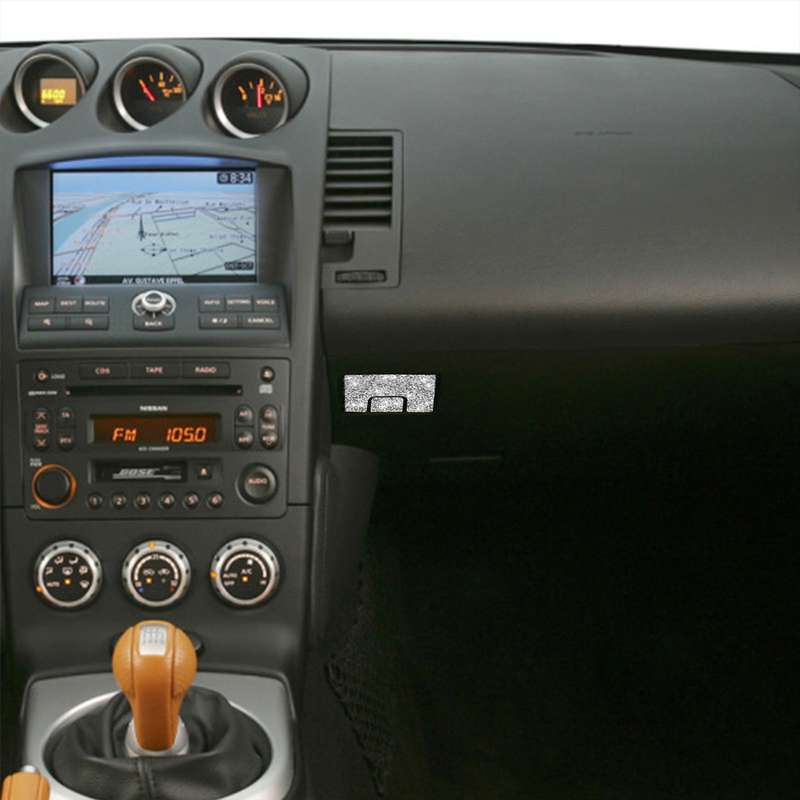 For Nissan 350Z 2006-2009 Car Passenger Storage Door Handle Diamond Sticker,Left and Right Drive Uni