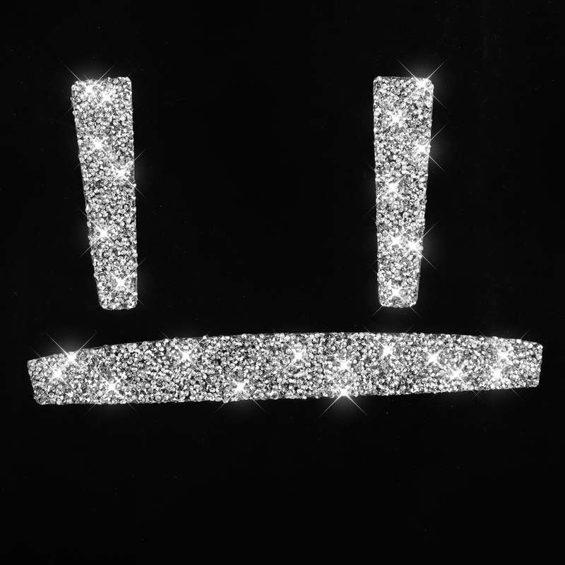 For Nissan 350Z 2006-2009 Car Navigation Frame Diamond Sticker,Left and Right Drive Universal