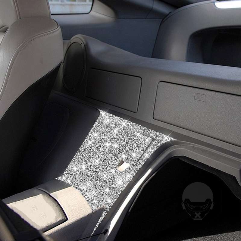 For Nissan 350Z 2006-2009 Car Rear Of Center Console Diamond Sticker, Right Drive