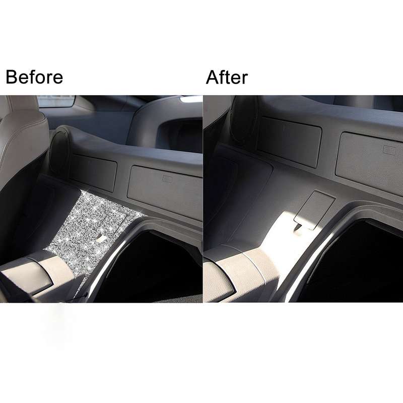 For Nissan 350Z 2006-2009 Car Rear Of Center Console Diamond Sticker, Right Drive