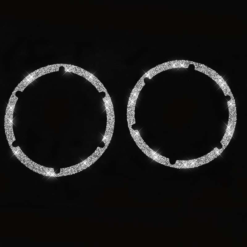 For Nissan 350Z 2006-2009 Car Rear Speaker Surround Diamond Sticker,Left and Right Drive Universal