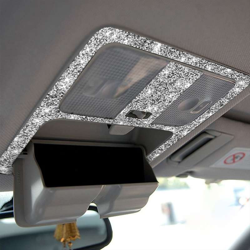 For Nissan 350Z 2006-2009 Car Hardtop Reading Light Diamond Sticker,Left and Right Drive Universal