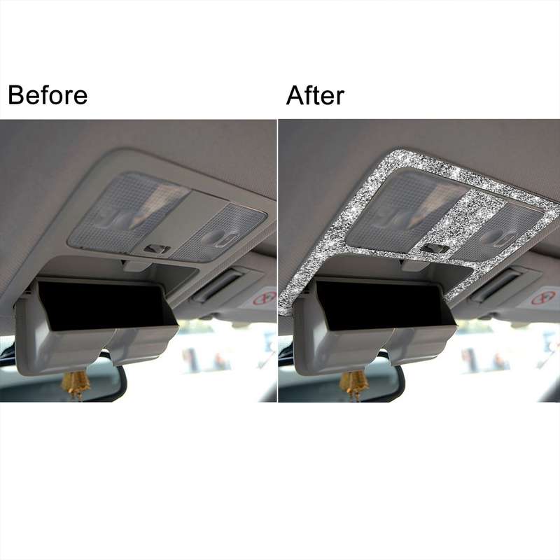 For Nissan 350Z 2006-2009 Car Hardtop Reading Light Diamond Sticker,Left and Right Drive Universal