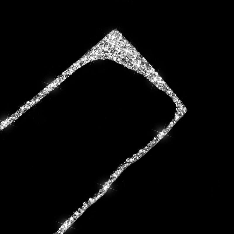 For Audi A4 / A5 / Q5 Car Air Conditioning Air Outlet Frame Diamond Decoration Sticker, Right Drive