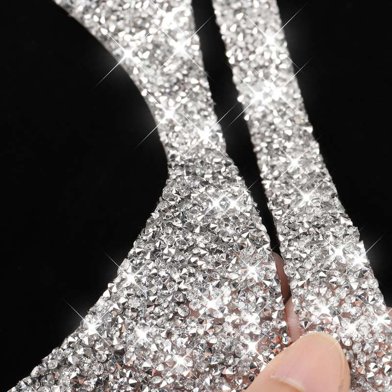For Nissan 350Z 2006-2009 Car Gear Panel Diamond Sticker, Left Drive