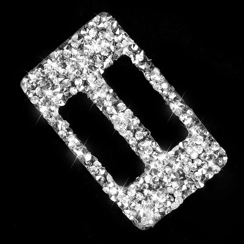 For Audi A4 / A5 / Q5 2pcs Car Air Conditioner Outlet Diamond Decoration Sticker, Left Drive