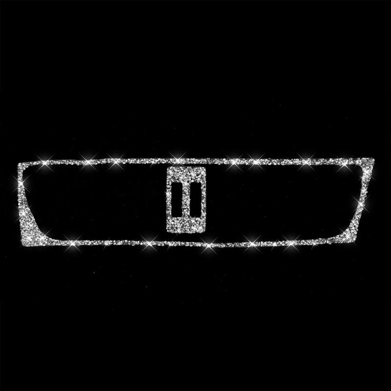 For Audi A4 / A5 / Q5 2pcs Car Air Conditioner Outlet Diamond Decoration Sticker, Right Drive