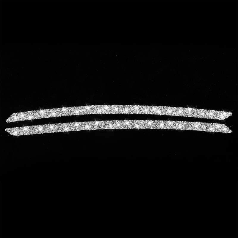 For Audi A4L / A5 Car Light Eyebrow Diamond Decoration Sticker, Left and Right Drive