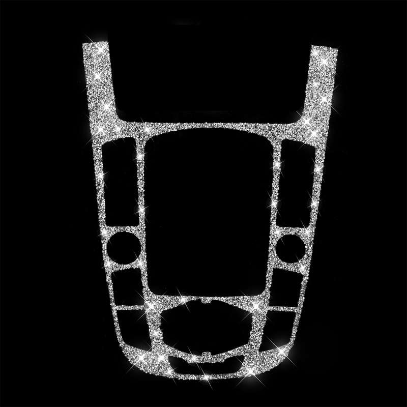 For Audi A4L / A5 / Q5 Car Gear Panel Type D Diamond Decoration Sticker, Left and Right Drive