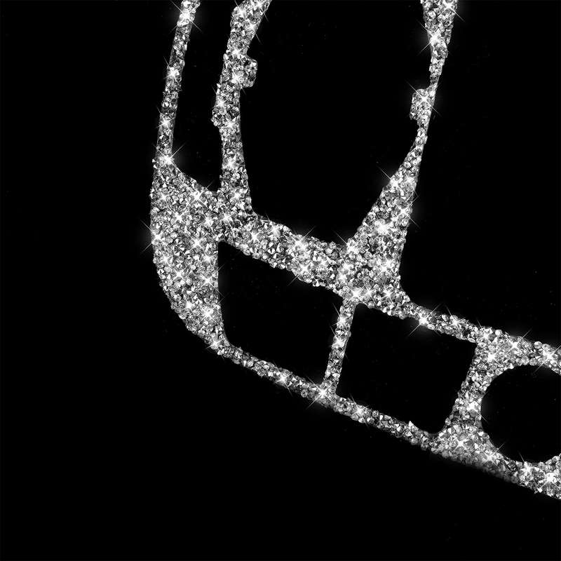 For Audi A4L / A5 / Q5 Car Gear Panel Type D Diamond Decoration Sticker, Left and Right Drive
