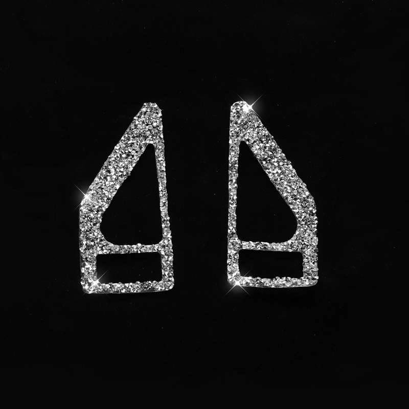 For BMW Series 3 E46 1998-2005 Car Rear Seat Reading Light Diamond Decoration Sticker, Left and Righ
