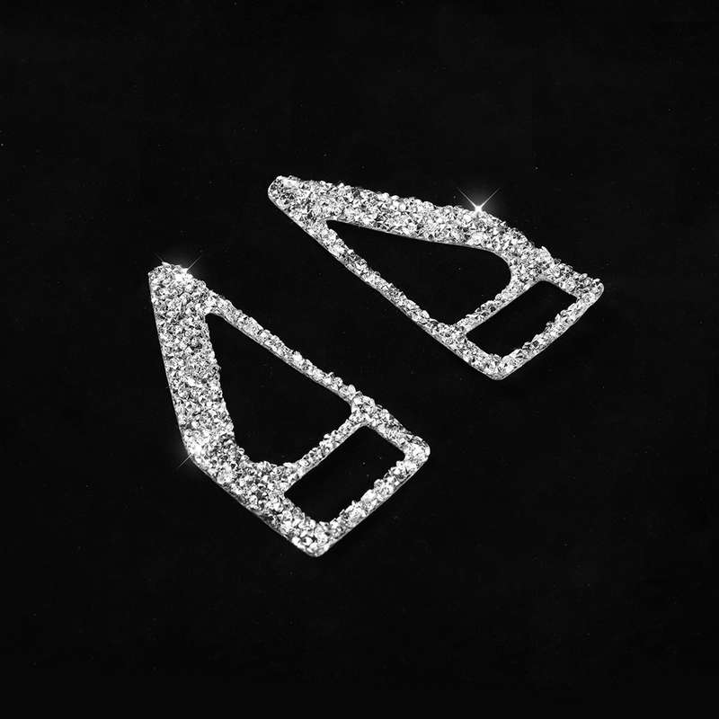 For BMW Series 3 E46 1998-2005 Car Rear Seat Reading Light Diamond Decoration Sticker, Left and Righ
